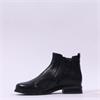 Gabor Hustle Low Heel Chelsea Boot - Black Leather