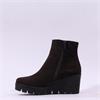 Gabor Utopia Platform Wedge Ankle Boot - Mocha Suede