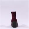 Gabor Utopia Platform Wedge Ankle Boot - Mulberry Suede