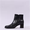 Gabor Bonn Block Heel Rope Boot - Black Leather