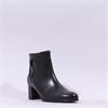 Gabor Bonn Block Heel Rope Boot - Black Leather