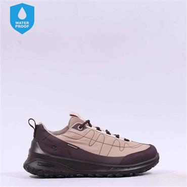 Ecco Women Ult-Trn Waterproof Trainer - Raisin Nude