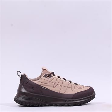 Ecco Women Ult-Trn Waterproof Trainer - Raisin Nude