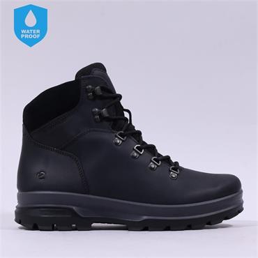 Ecco Men Rugged Track Waterproof Boot - Black