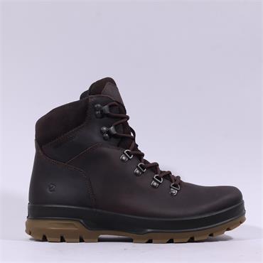 Ecco Men Rugged Track Waterproof Boot - Coffee