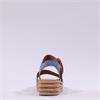Gabor Andre Ring Buckle Layered Sandal - Denim