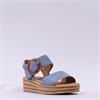 Gabor Andre Ring Buckle Layered Sandal - Denim