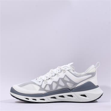 Ecco Men Biom 720 Breathru Trainer - White Grey
