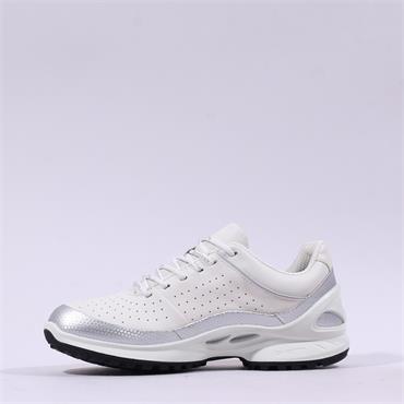 Ecco Women Biom Energi Waterproof Shoe - Silver White