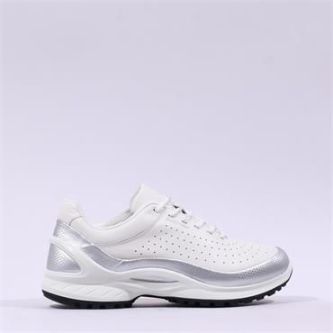 Ecco Women Biom Energi Waterproof Shoe - Silver White