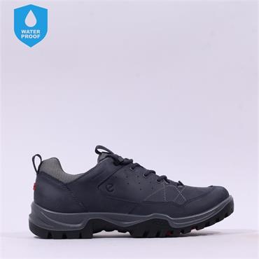 Ecco Men Receptor Trekk Waterproof Shoe - Navy Nubuck