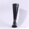 Gabor Match Chunky Rear Zip Long Boot - Black Leather