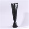 Gabor Match Chunky Rear Zip Long Boot - Black Leather