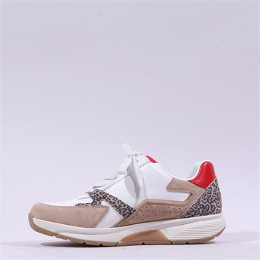Gabor Adora Rolling Soft Zip Lace Multi - White Leopard Combi