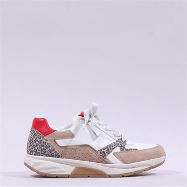 Gabor Adora Rolling Soft Zip Lace Multi - White Leopard Combi