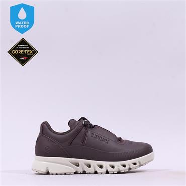 Ecco Women Multi-Vent GoreTex Trainer - Raisin