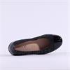 Caprice Faby Slip On Toe Cap Low Wedge - Black Combi