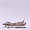Caprice Violet Criss Cross Slip On - Bronze