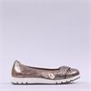 Caprice Violet Criss Cross Slip On - Bronze