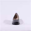 Caprice Daria Low Heel Court - Black Snake