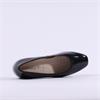 Caprice Daria Low Heel Court - Black Snake