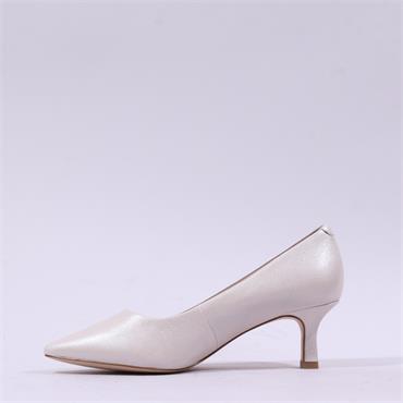 Caprice Gillian Pointed Toe Mid Heel - Off White