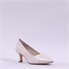 Caprice Gillian Pointed Toe Mid Heel - Off White