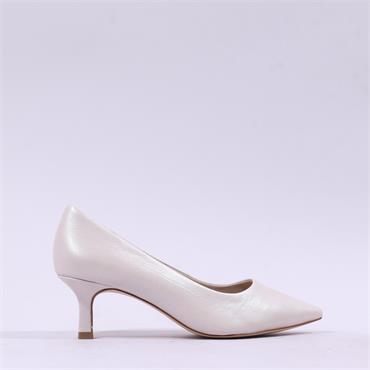 Caprice Gillian Pointed Toe Mid Heel - Off White