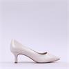 Caprice Gillian Pointed Toe Mid Heel - Off White