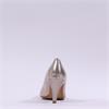 Caprice Ashley Round Toe High Heel - Taupe Metallic