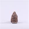 Caprice Felina Block Heel Court Shoe - Beige Leopard Combi
