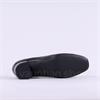 Caprice Felina Block Heel Court Shoe - Black Leather