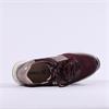 Caprice Danica Side Zip Wedge Trainer - Bordeaux Combi