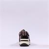 Caprice Danica Side Zip Wedge Trainer - Dark Brown Combi