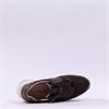 Caprice Danica Side Zip Wedge Trainer - Dark Brown Combi