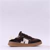 Caprice Faye Sidezip Lace Trainer - Dark Brown Combi