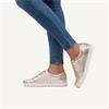 Caprice Manou Laced Casual Shoe - Platinum