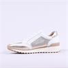 Caprice Kaia Side Zip Mesh Trainer - White Gold