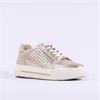 Caprice Manou Platform Cutout Trainer - Gold Leather