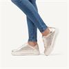 Caprice Manou Platform Cutout Trainer - Gold Leather