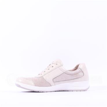 Caprice Vera Side Zip Comfort Shoe - Pearl Combi