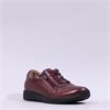 Caprice Peggy Deerskin Zip Shoe - Bordeaux Deerskin