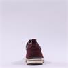 Caprice Ginga Laced Patent Suede Trainer - Bordeaux Combi