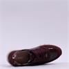 Caprice Ginga Laced Patent Suede Trainer - Bordeaux Combi