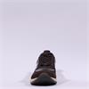 Caprice Ginga Laced Patent Suede Trainer - Dark Brown Combi