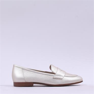 Caprice Eva Classic Loafer - Platinum
