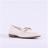 Caprice Eva Classic Link Loafer - Cream Leather
