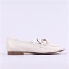 Caprice Eva Classic Link Loafer - Cream Leather
