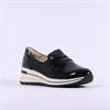 Caprice Danica Slip On Casual Wedge - Black Patent