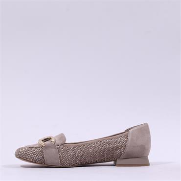 Caprice Vanny Link Weave Loafer - Mud